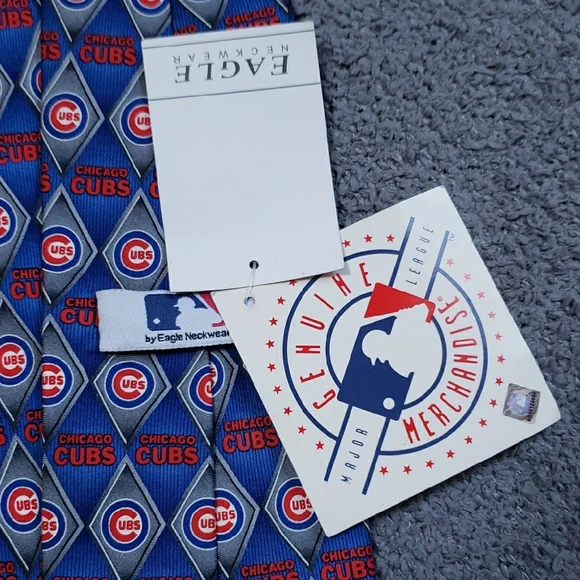 Chicago Cubs PatternTie - Picture 5 of 6